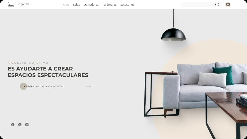 Cajeva — e-commerce de muebles