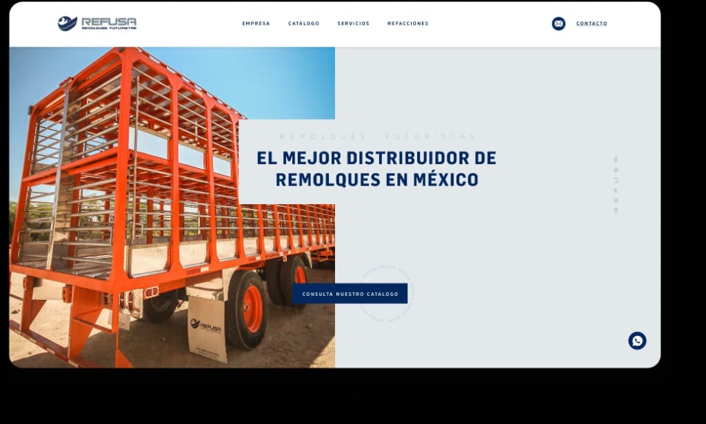 REFUSA Remolques Futuristas — sitio corporativo
